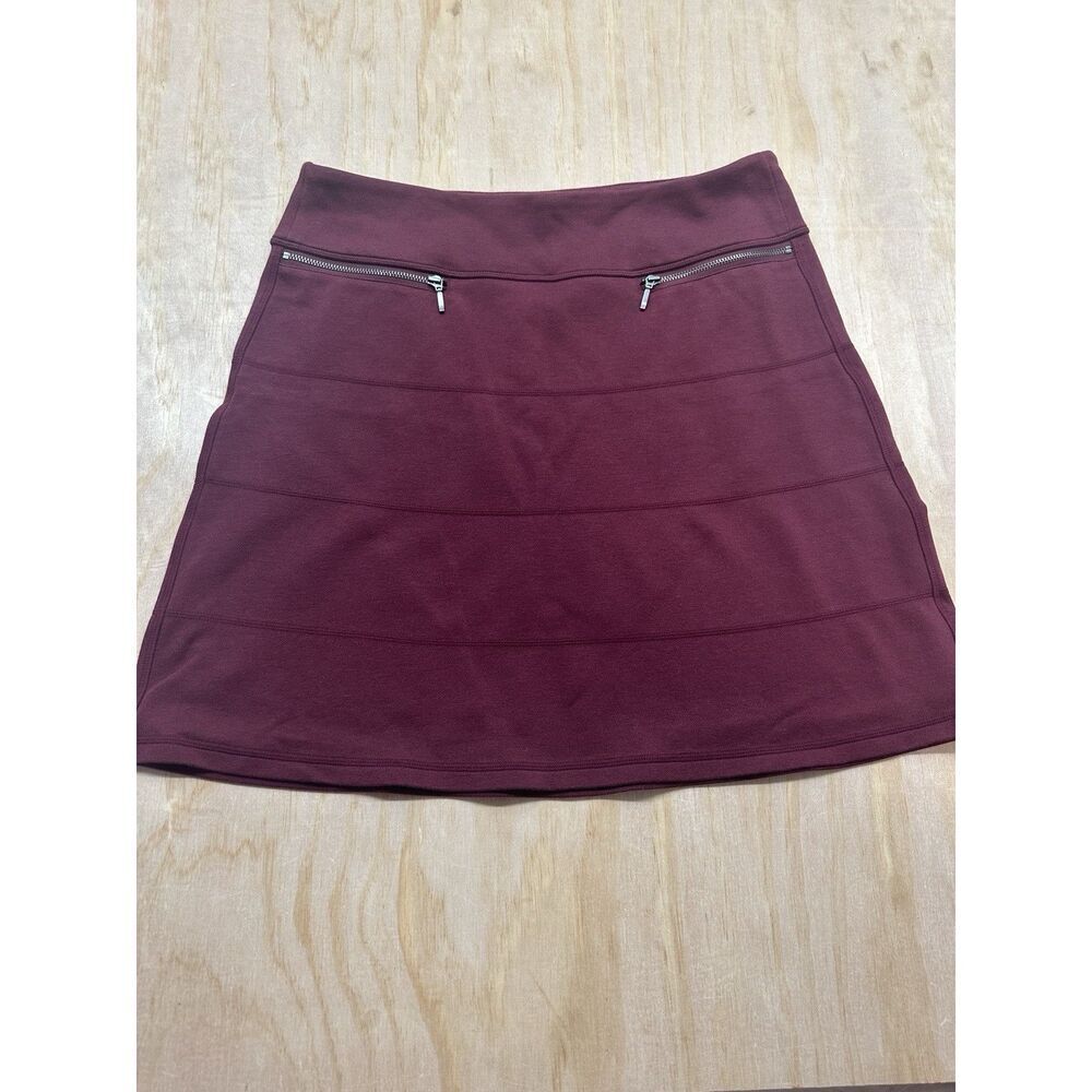 Athleta Maroon‎ Burgundy M Skirt Mini Sport